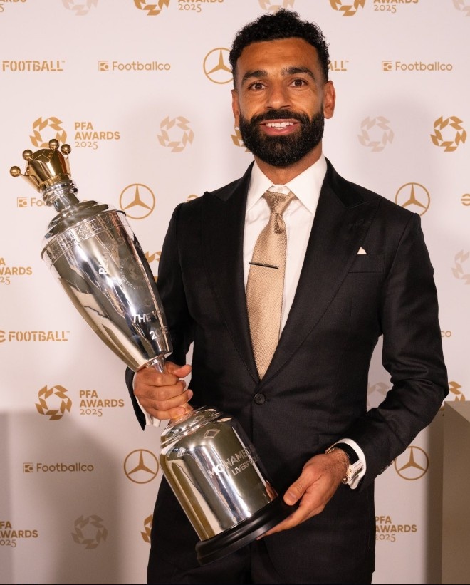 萨拉赫荣获奖项感言:团队荣誉至上,新赛季全力再争冠